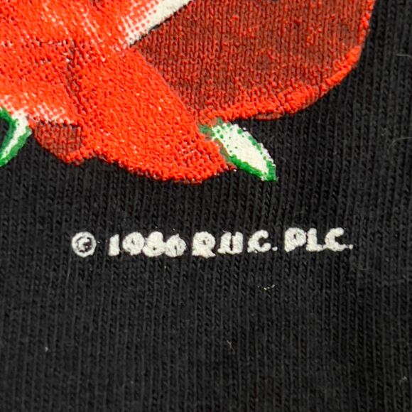 Vintage 80s All Sport Phantom of the Opera Black Tee USA Made Single Stitch XL - Picture 3 of 8